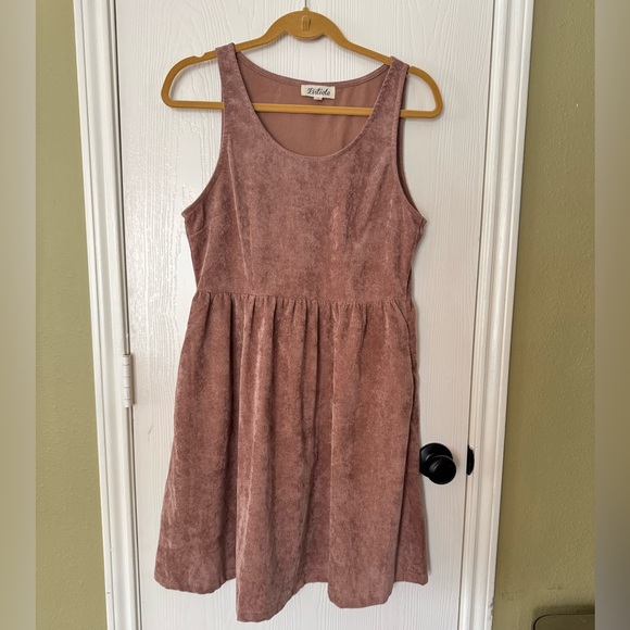 Listicle Dresses & Skirts - Listicle Mauve Corduroy Dress